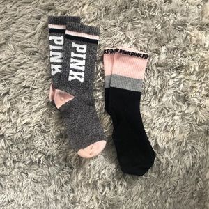 VS PINK Crew Socks Set